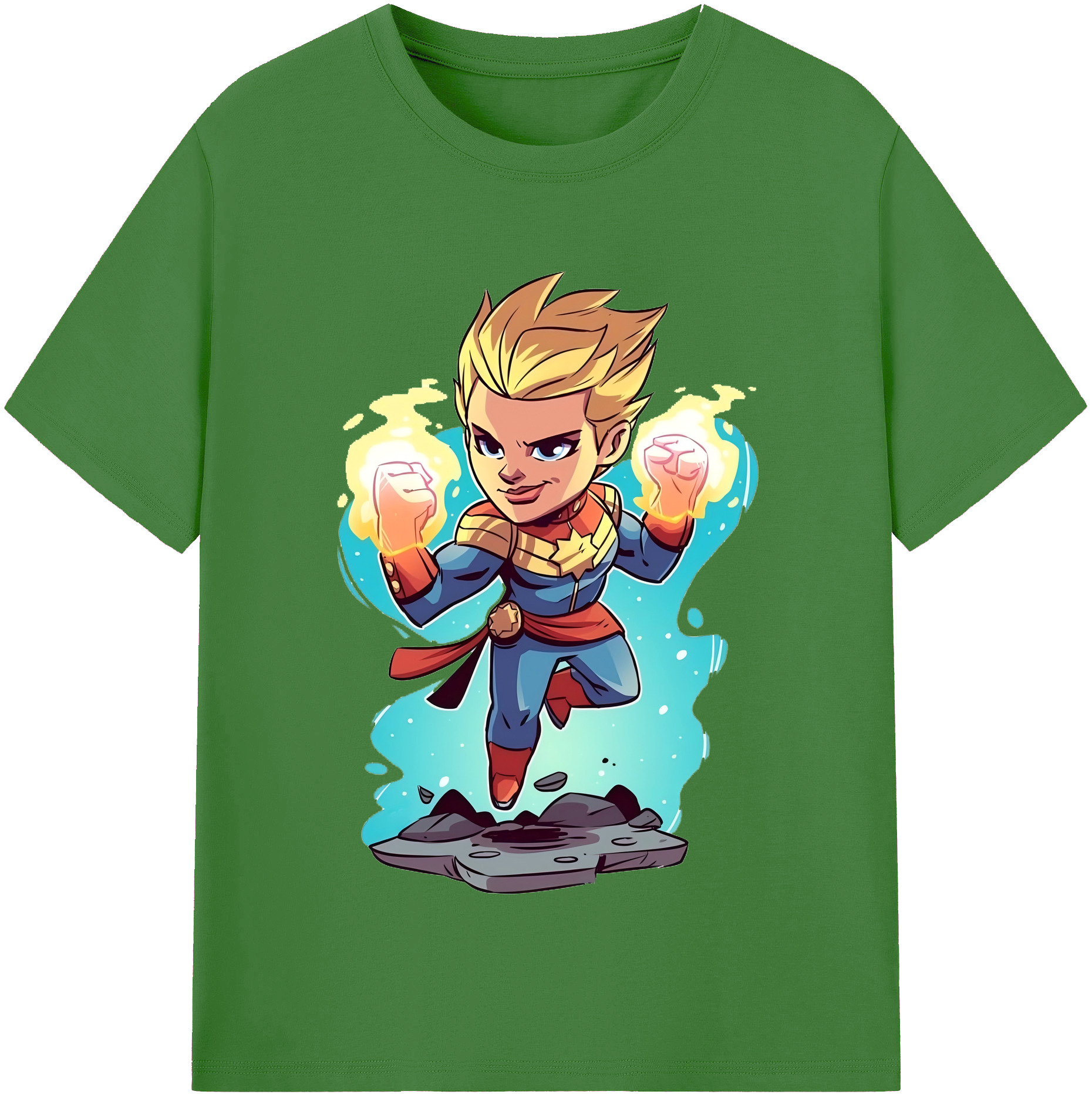 （画像用） アベンジャーズ The Avengers レディースカジュアルプリントTシャツ（綿100％）